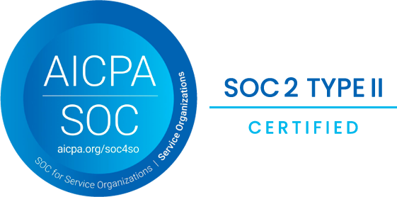 SOC 2 TYPE II Certified logo